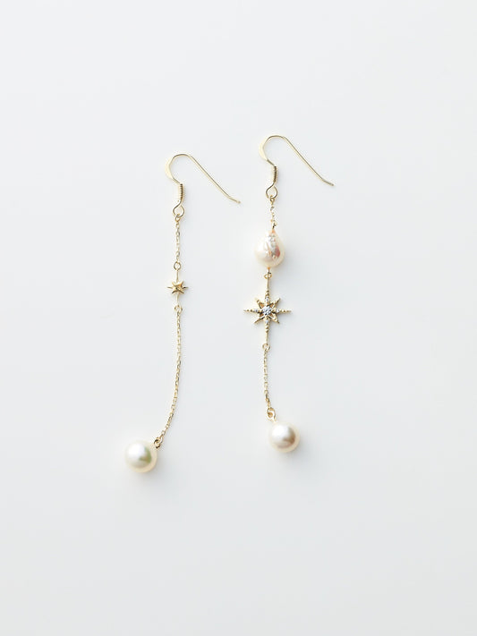 「明け方の流れ星」 8.5~9mm ホワイト